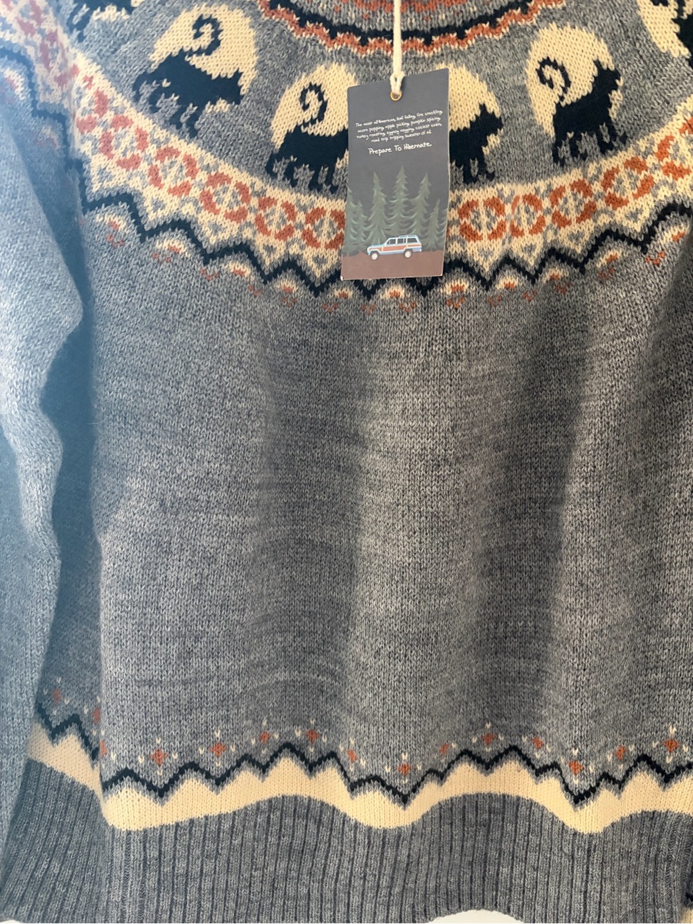 Kiel James Patrick Black Cat Halloween Sweater - Picture 4 of 5